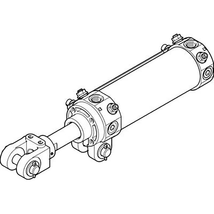 Festo 1/4" Female BSPT Hinge CYL 549746 - FluidAirFittings