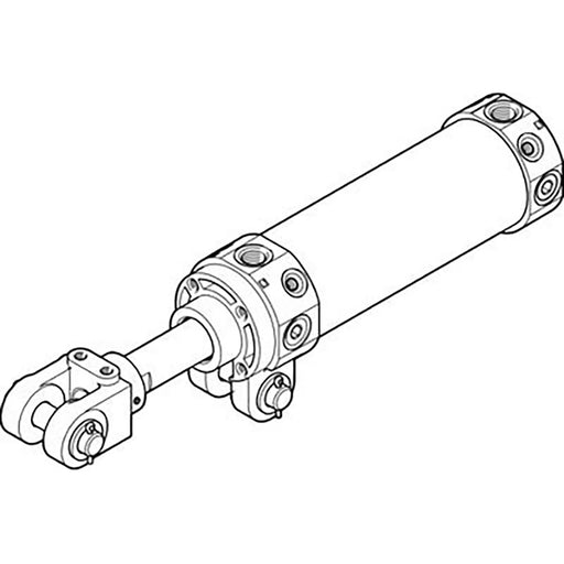 Festo 1/4" Female BSPT Hinge CYL 558087 - FluidAirFittings