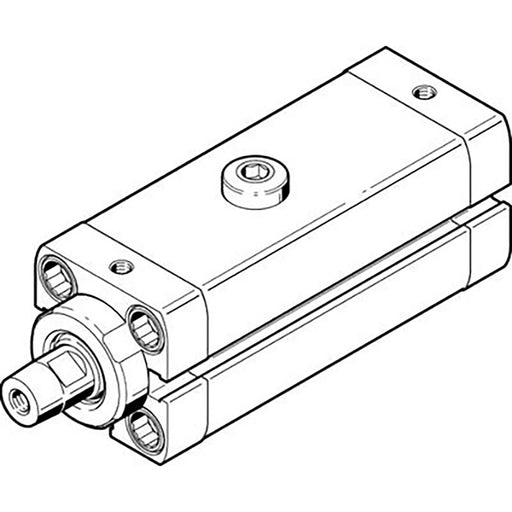 Festo M5 Metric Linear/Swivel Clamp 535483 - FluidAirFittings