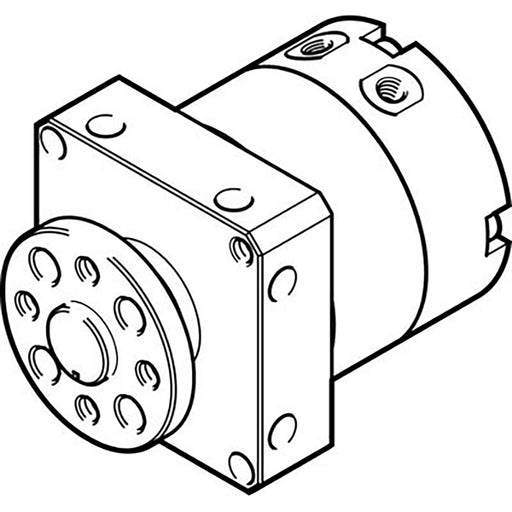 Festo M3 Female Metric Semi-Rotary Drive 1561556 - FluidAirFittings