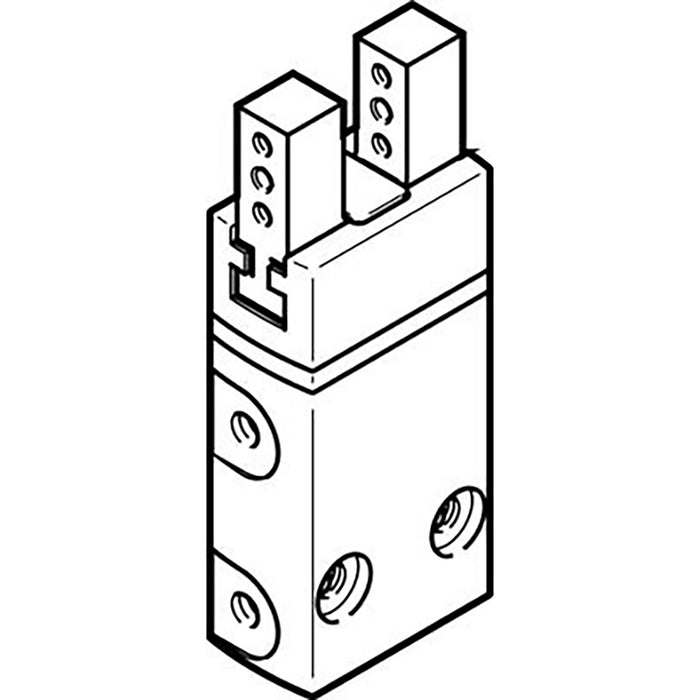 Festo M3 Metric Parallel Gripper 1254040 - FluidAirFittings