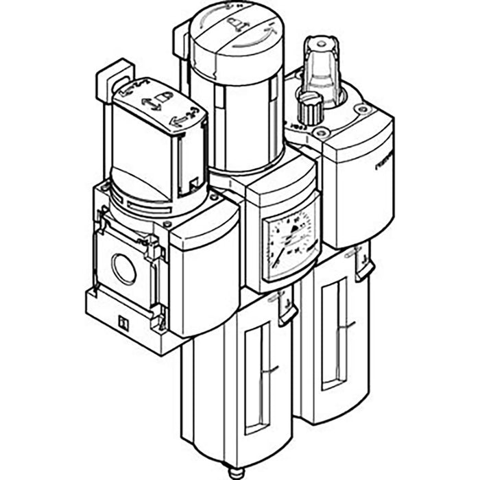 Festo 1/2" Service Unit FRL 40 MM 542272 - FluidAirFittings