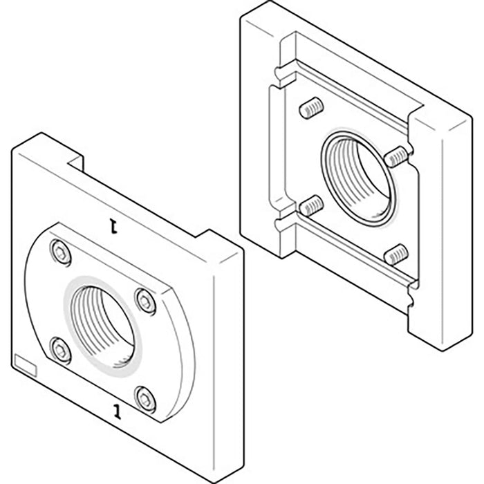 Festo 1/4" Sub-Base PAML-CP-186-HP3-G14 1629300 - FluidAirFittings