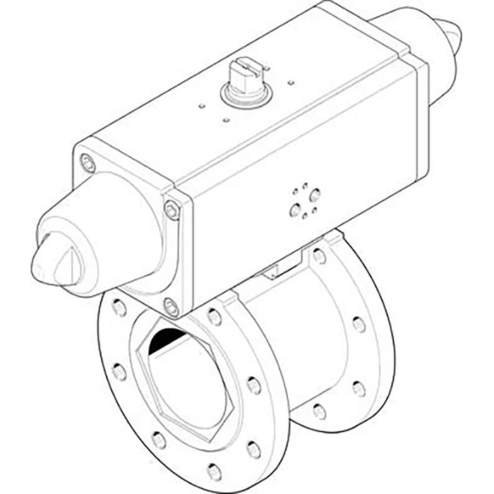Festo VZBC-40-FF-40-22-F0507-V4V4T-PS53-R-90-4 1915406 - FluidAirFittings