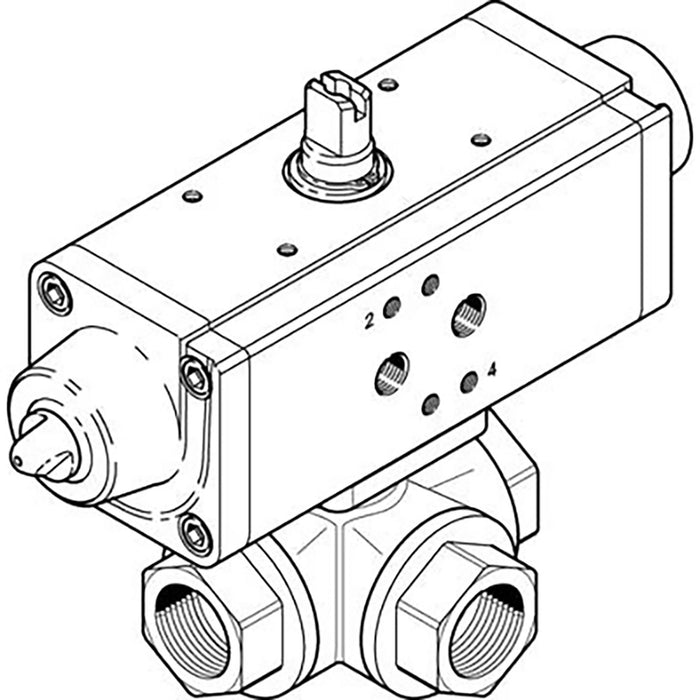 Festo VZBA-11/2"-GGG-63-32T-F0405-V4V4T-PS90-R 1915750 - FluidAirFittings