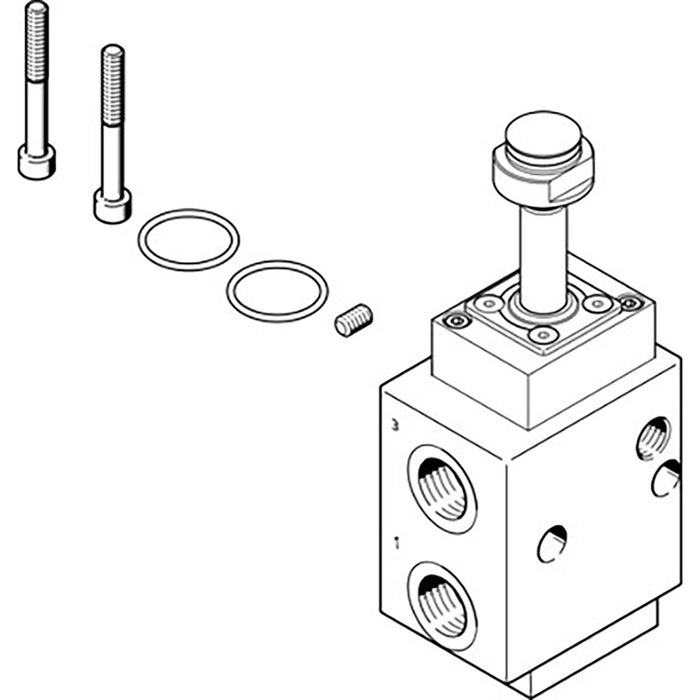 Festo VOFC-LT-M32C-MC-FG13-F19 Valve 4527268 - FluidAirFittings