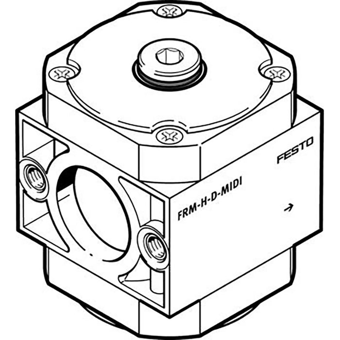 Festo 1/4" Branching Module Manifold FRM-H-D-MINI 170687 - FluidAirFittings
