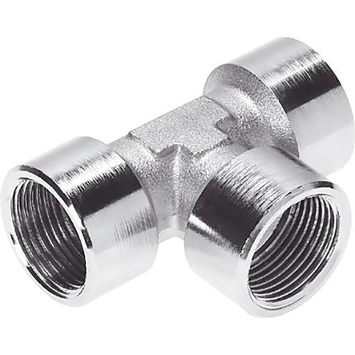 Festo 1/2" BSPP Female Tee Sold in Multiples Of 10 Only 8030238 - FluidAirFittings
