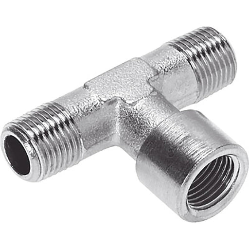 Festo 1/2" BSPP Female X 1/2" BSPT Male Tee Sold in Multiples Of 10 Only 8030258 - FluidAirFittings