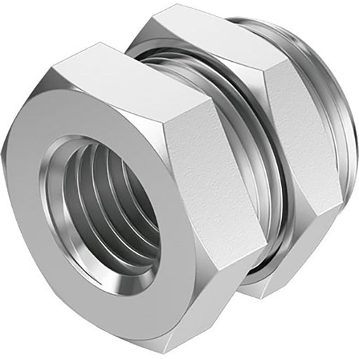 Festo 1/4" BSPP Female Bulkhead Sold in Multiples Of 10 Only 8069241 - FluidAirFittings