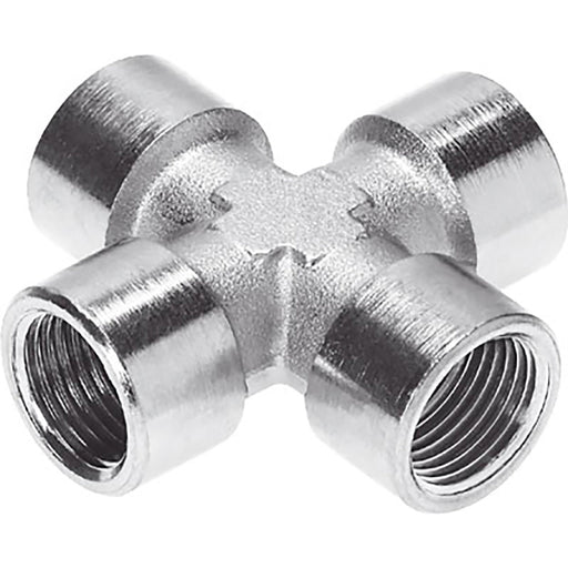Festo 3/8" BSPP Female Cross Sold in Multiples Of 10 Only 8030263 - FluidAirFittings