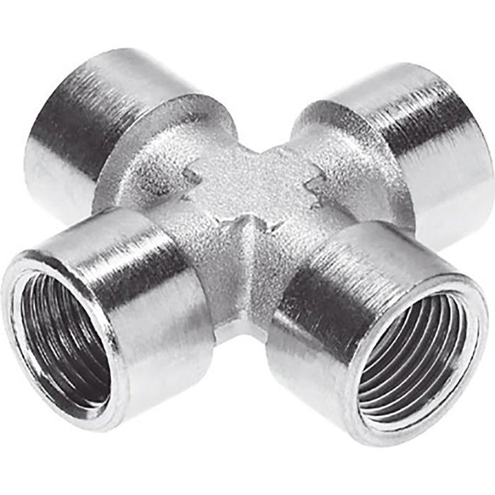 Festo 3/8" BSPP Female Cross Sold in Multiples Of 10 Only 8030263 - FluidAirFittings
