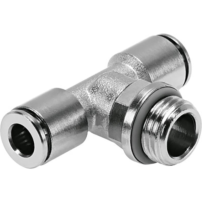Festo NPQH-T-G14-Q8-P10 Push-In Tee Sold in Multiples Of 10 Only 578396 - FluidAirFittings