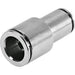 Festo NPQH-D-Q12-Q8-P10 Push-In Unequal Straight Sold in Multiples Of 10 Only 578331 - FluidAirFittings