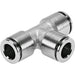 Festo NPQH-T-Q6-E-P10 Push-In T Conn Sold in Multiples Of 10 Only 578381 - FluidAirFittings