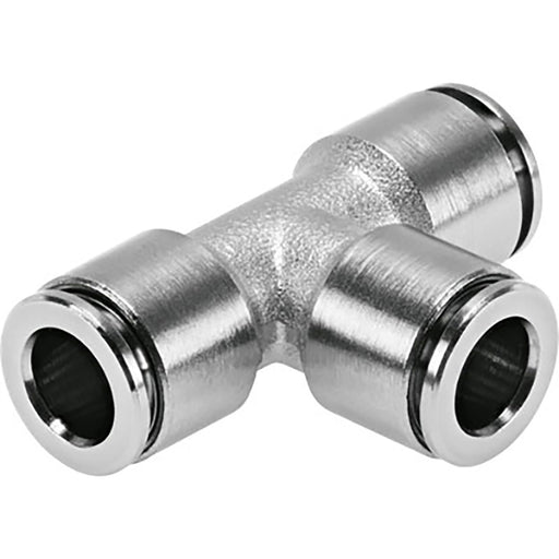 Festo NPQH-T-Q12-E-P10 Push-In T Conn Sold in Multiples Of 10 Only 578384 - FluidAirFittings