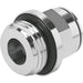 Festo NPQM-D-G18-Q6-P10 Push-In Fitting Sold in Multiples Of 10 Only 558662 - FluidAirFittings