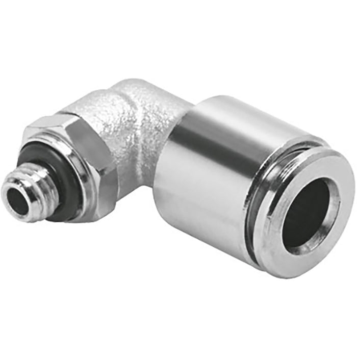 Festo NPQM-L-G12-Q12-P10 Push-In 90° Elbow Sold in Multiples Of 10 Only 558719 - FluidAirFittings