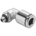 Festo NPQM-L-G18-Q6-P10 Push-In L Fitting Sold in Multiples Of 10 Only 558709 - FluidAirFittings