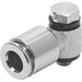 Festo NPQM-LH-G38-Q8-P10 Push-In 90° Elbow Sold in Multiples Of 10 Only 558834 - FluidAirFittings