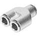 Festo NPQM-Y-Q12-E-P10 Push-In Y Conn Sold in Multiples Of 10 Only 558802 - FluidAirFittings