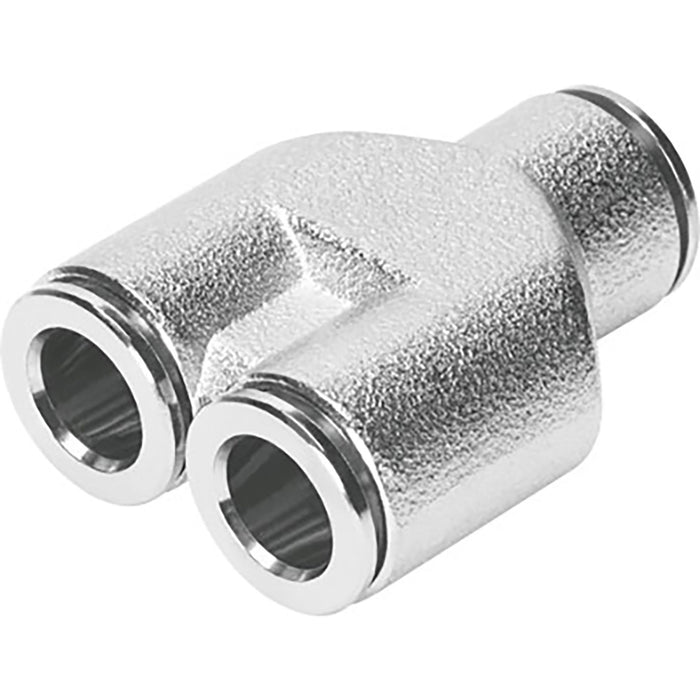 Festo NPQM-Y-Q10-E-P10 Push-In Y Conn Sold in Multiples Of 10 Only 558801 - FluidAirFittings