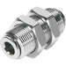 Festo NPQM-H-Q10-E-P10 Push-In Bulkhead Connector Sold in Multiples Of 10 Only 558809 - FluidAirFittings