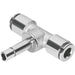 Festo NPQM-T-Q10-S10-P10 Push-In Tee Conn Sold in Multiples Of 10 Only 558794 - FluidAirFittings