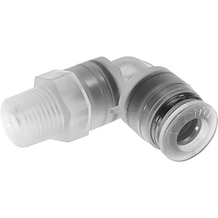 Festo NPQP-L-R38-Q10-FD-P10 Push-In 90° Elbow Sold in Multiples Of 10 Only 133058 - FluidAirFittings