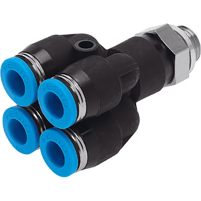 Festo QSQ-G1/8-4 Multiple Dist 186220 - FluidAirFittings