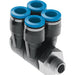 Festo QSLV4-1/8-8 Push in Elbow 153234 - FluidAirFittings