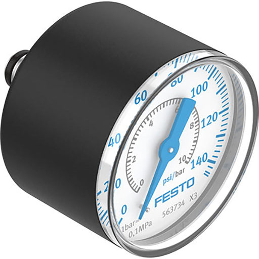 Festo PAGN-40-232P-P10 Pressure Gauge 563733 - FluidAirFittings