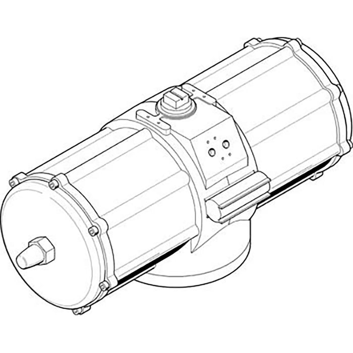 Festo 3/8" Female BSPP Double Acting Semi-Rotary Drive 560855 - FluidAirFittings
