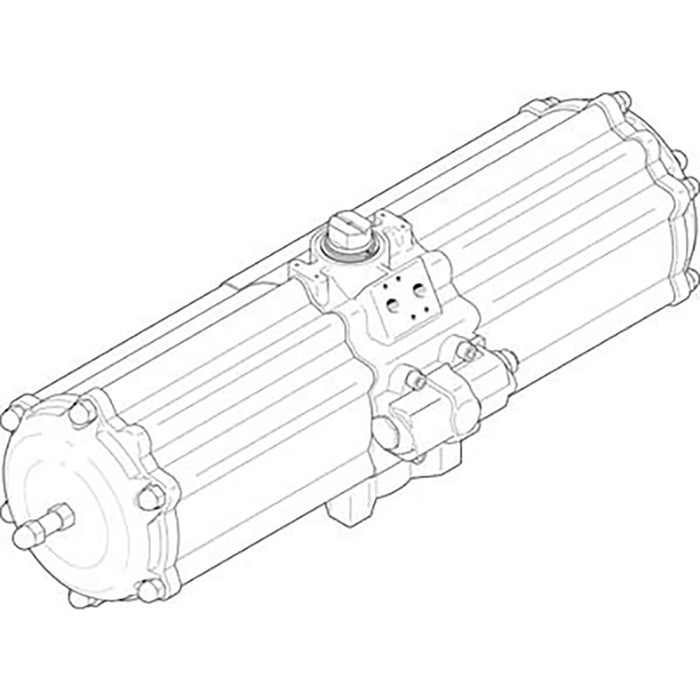 Festo 3/8" Female BSPP Single Acting Semi-Rotary Drive 553208 - FluidAirFittings