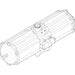 Festo 3/8" Female BSPP Single Acting Semi-Rotary Drive 553246 - FluidAirFittings