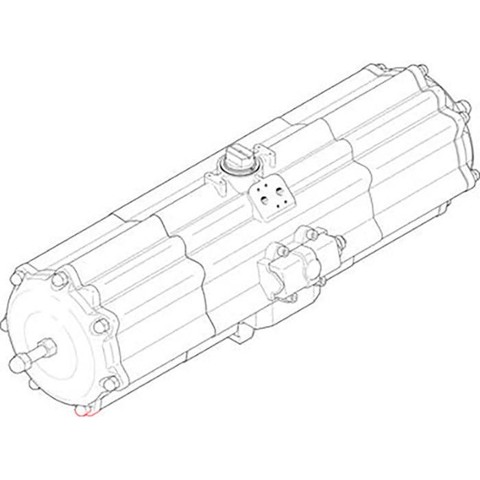 Festo 1/8" Female BSPP Single Acting Semi-Rotary Drive 533428 - FluidAirFittings