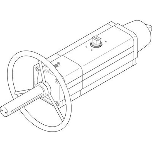 Festo 1/4" Female BSPP Single Acting Semi-Rotary Drive 8005044 - FluidAirFittings