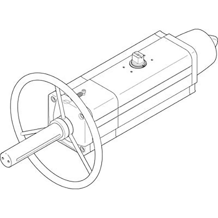 Festo 1/4" Female BSPP Single Acting Semi-Rotary Drive 8005048 - FluidAirFittings