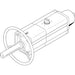 Festo 1/4" Female BSPP Single Acting Semi-Rotary Drive 8005056 - FluidAirFittings