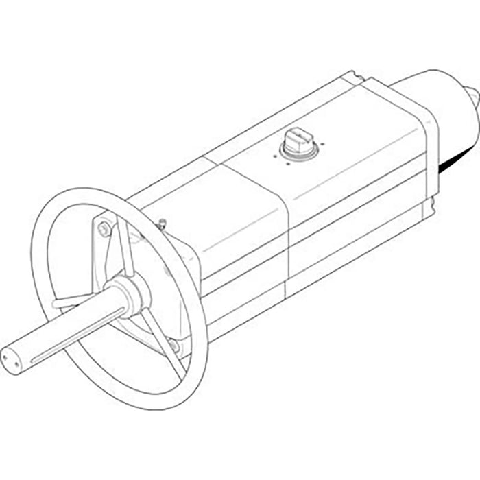Festo 1/4" Female BSPP Single Acting Semi-Rotary Drive 8005060 - FluidAirFittings