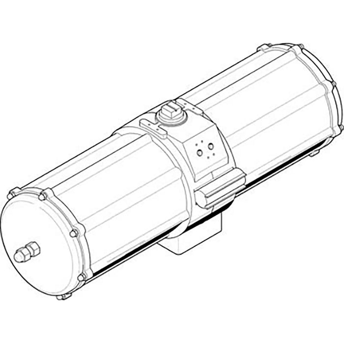 Festo 3/8" Female BSPP Single Acting Semi-Rotary Drive 549693 - FluidAirFittings