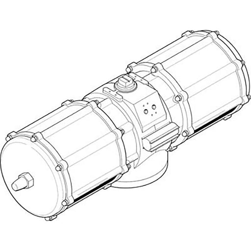 Festo 3/8" Female BSPP Single Acting Semi-Rotary Drive 561695 - FluidAirFittings