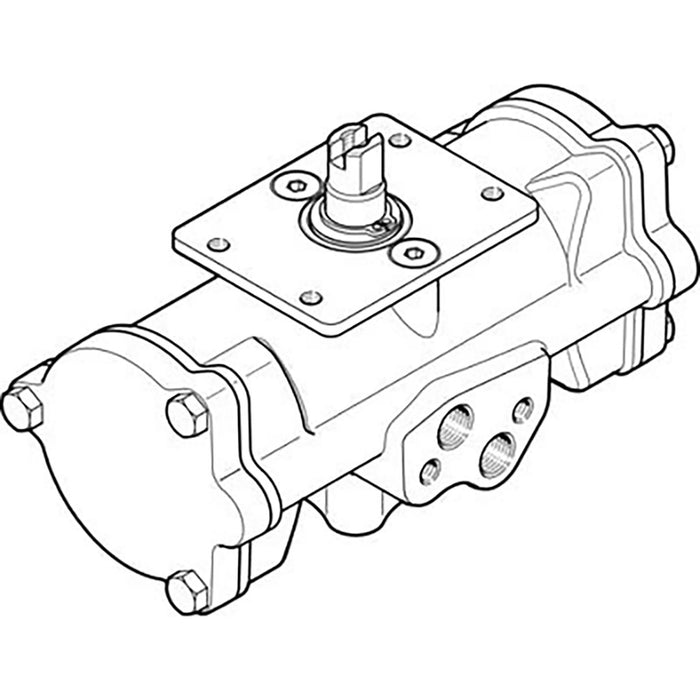 Festo 1/8" Female BSPP Double Acting Semi-Rotary Drive 552869 - FluidAirFittings