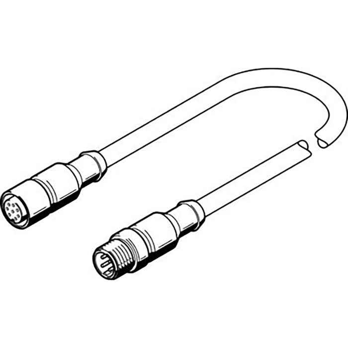 Festo NEBV-M12G8-K-2-M12G4 Con Cable 553575 - FluidAirFittings