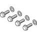 Festo M5 Female Metric Plug Screw 543714 - FluidAirFittings