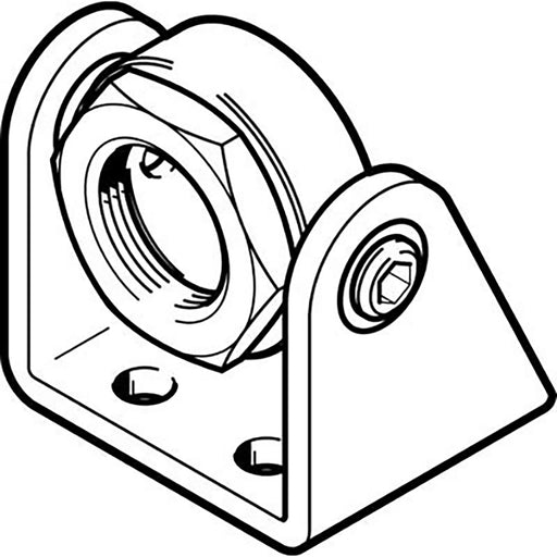 Festo Swivel Mounting 552904 - FluidAirFittings