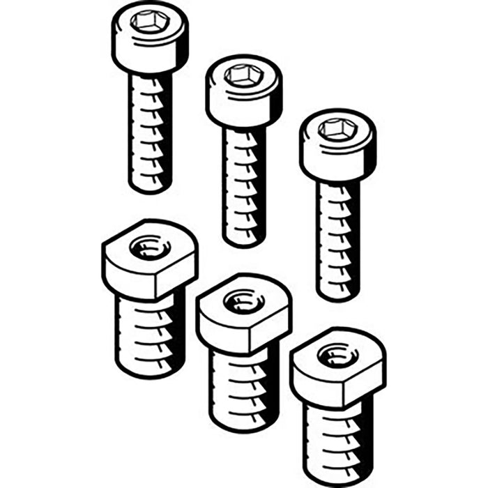 Festo M4 Female Metric Connector Sleeve 548802 - FluidAirFittings