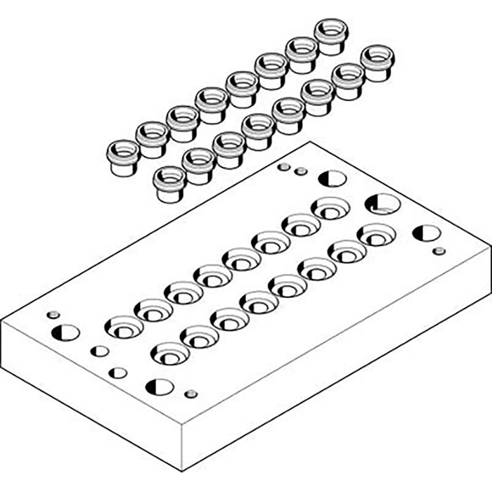 Festo CPV14-VI-P8-1/8 Multi-Pin Plug 163897 - FluidAirFittings