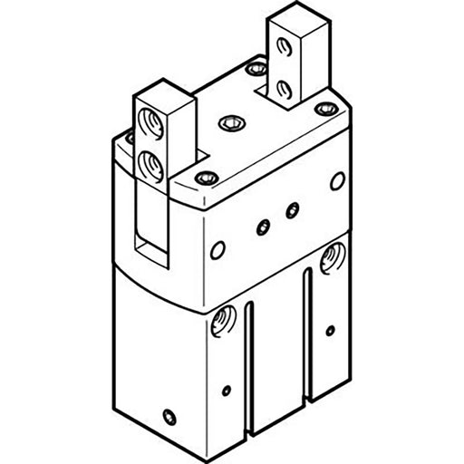 Festo M5 Metric Radial Gripper 563910 - FluidAirFittings