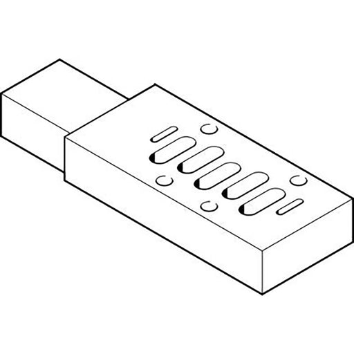 Festo MUH-ZP-D-3-L-24G Intermediate Plate 151715 - FluidAirFittings